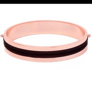 NIB Ashley Bridget Rose Gold Elastic Holder Bangle
